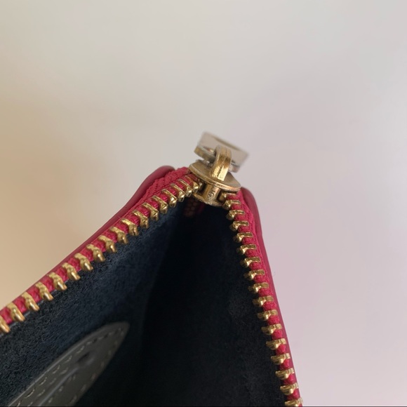 COPY Celine pink and grey leather pouch - Picture 7 of 16